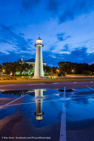 Biloxi Blues Lighthouse Reflection