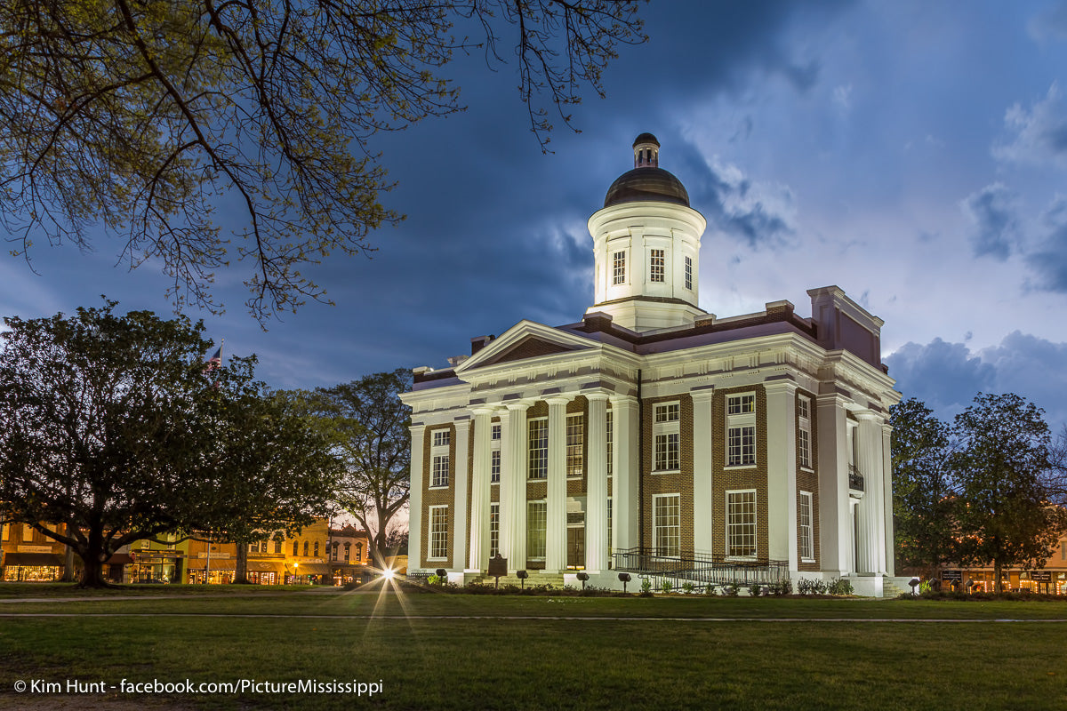 Canton Courthouse at Night